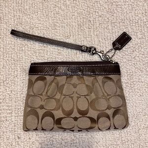 Coach Signature Wristlet